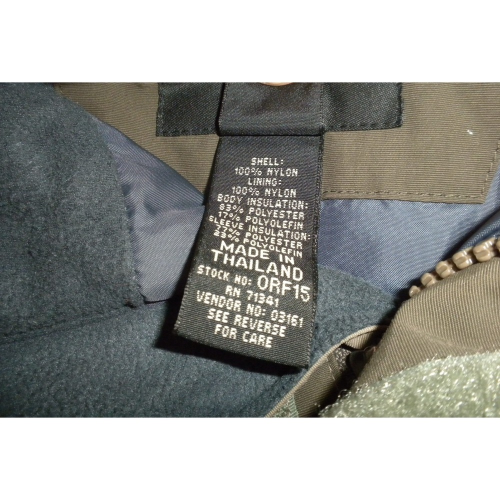 LL Bean Jacket Mens S‎ Gray Insulated Full Zip Outdoor Chore Barn Gorpcore ORF15 - Picture 4 of 7